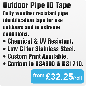 Outdoor Pipeline ID Tape