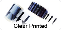 Clear Printed Indoor Pipeline ID Tape