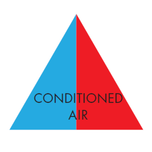 CONDITIONED AIR (Blue and Red) - Ductwork Identification (ID) Triangles