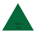 FRESH AIR (Green) - Ductwork Identification (ID) Triangles