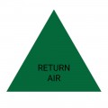 RETURN AIR (Green) - Ductwork Identification (ID) Triangles