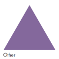 Purple representing Other Air - Ductwork Identification (ID) Triangles