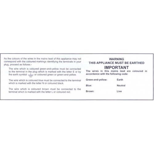 IWC3 - Plug Code Wiring Tape / ID Labels