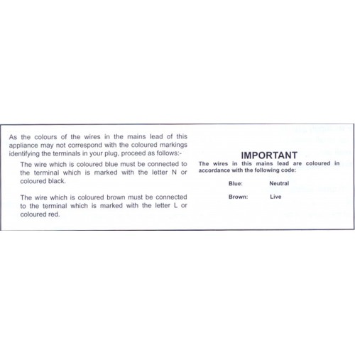 IWC4 - Plug Code Wiring Tape / ID Labels