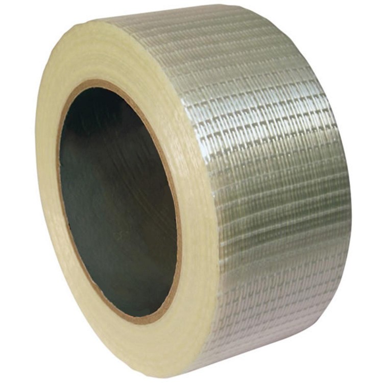 50mm x 50M 2 Rolls Of STRONG TOUGH CROSSWEAVE REINFORCED TAPE  Sellotape 