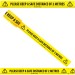 PLEASE KEEP A SAFE DISTANCE OF 2 METRES - Floor Marking Tape (2" / 48mm x 33m)
