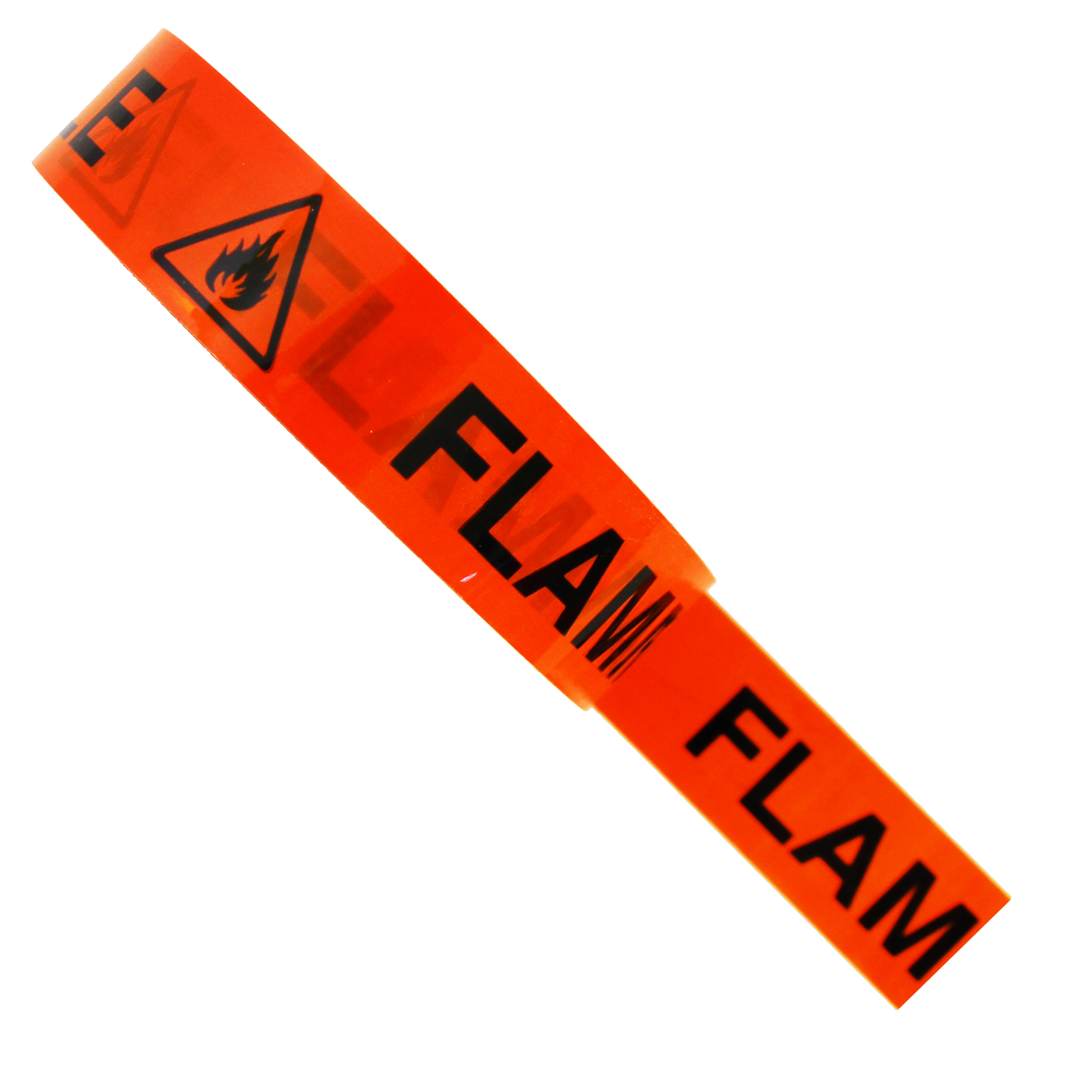 FLAMMABLE Hazard Tape Campbell International Specialist Tapes.
