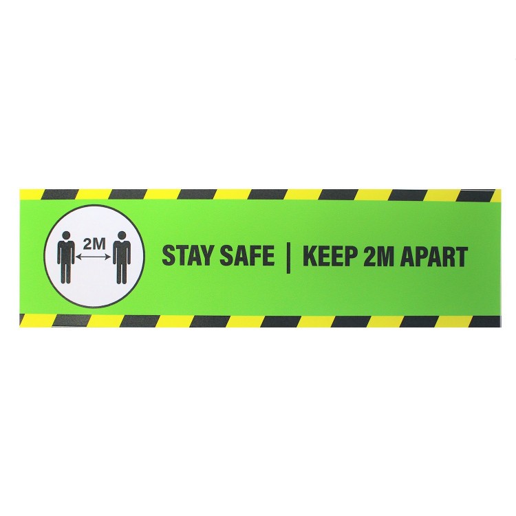 STAY 2 MTR APART FLOOR STICKERS 