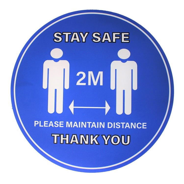 2m hotsell distance sign