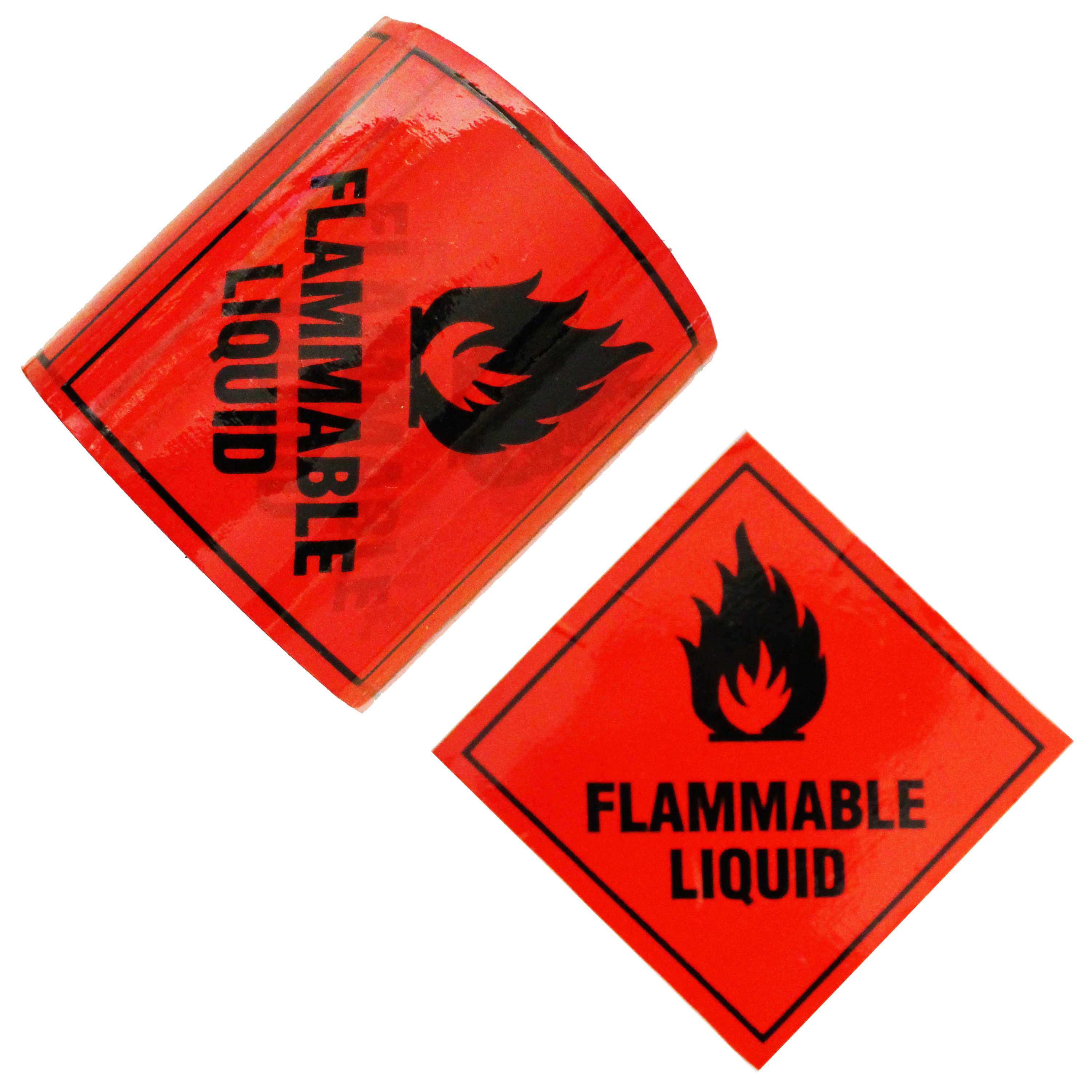 FLAMMABLE LIQUID Premium Hazard Labels