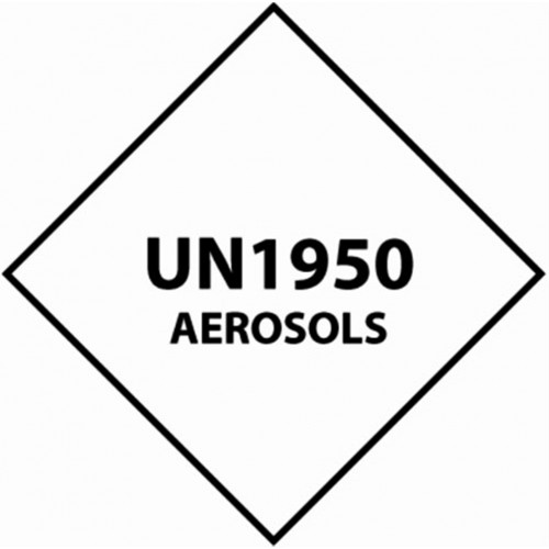UN1950 AEROSOLS - Hazard Labels (Contact to order)