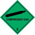 2 COMPRESSED GAS - Hazard Labels