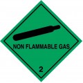 2 NON FLAMMABLE GAS - Hazard Labels