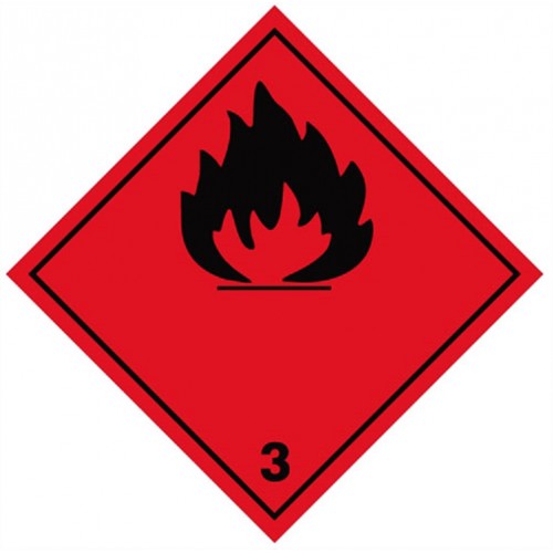 3 (Flammable) - Hazard Labels