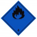 4 (Dangerous Wen Wet) - Hazard Labels