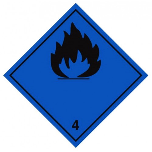 4 (Dangerous Wen Wet) - Hazard Labels