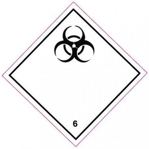 6 (Biohazard) - Hazard Labels