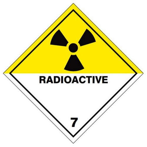 7 RADIOACTIVE - Hazard Labels