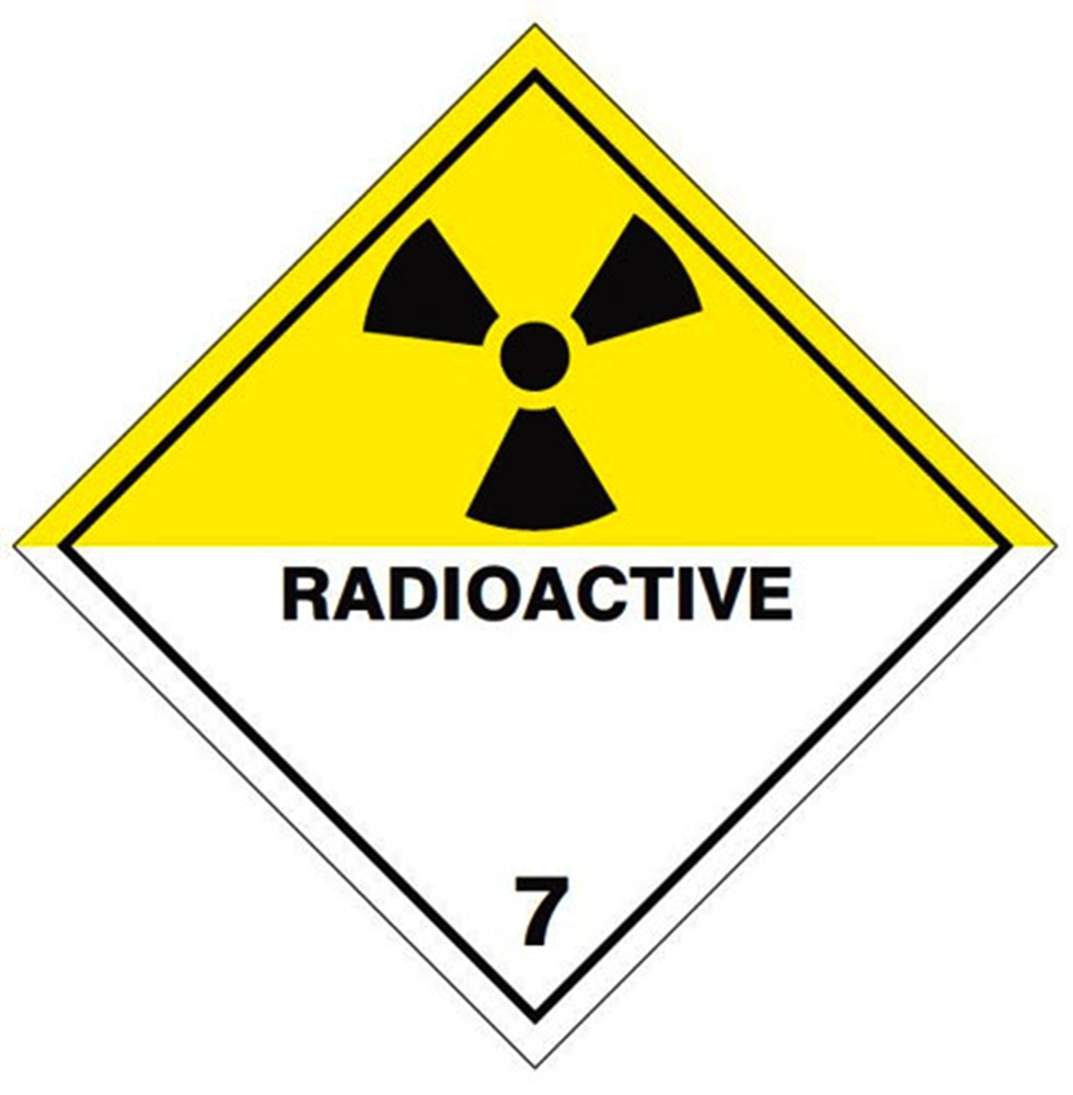 7 RADIOACTIVE Hazard Labels