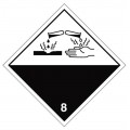 8 (Corrosive) - Hazard Labels