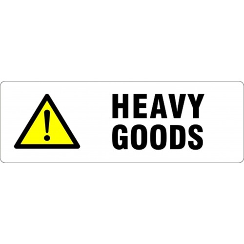 HEAVY GOODS - Parcel Labels