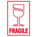 FRAGILE with symbol (Large) - Parcel/Pallet Labels