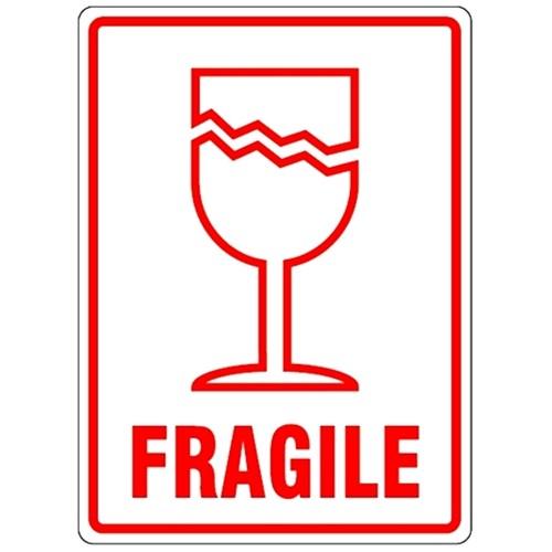 FRAGILE - Parcel Labels