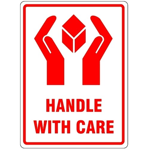 HANDLE WITH CARE - Parcel Labels