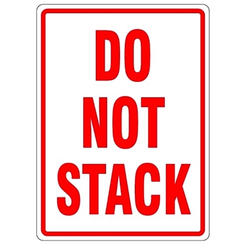 DO NOT STACK - Parcel Labels