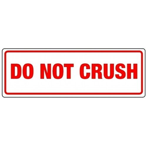 DO NOT CRUSH - Parcel Labels