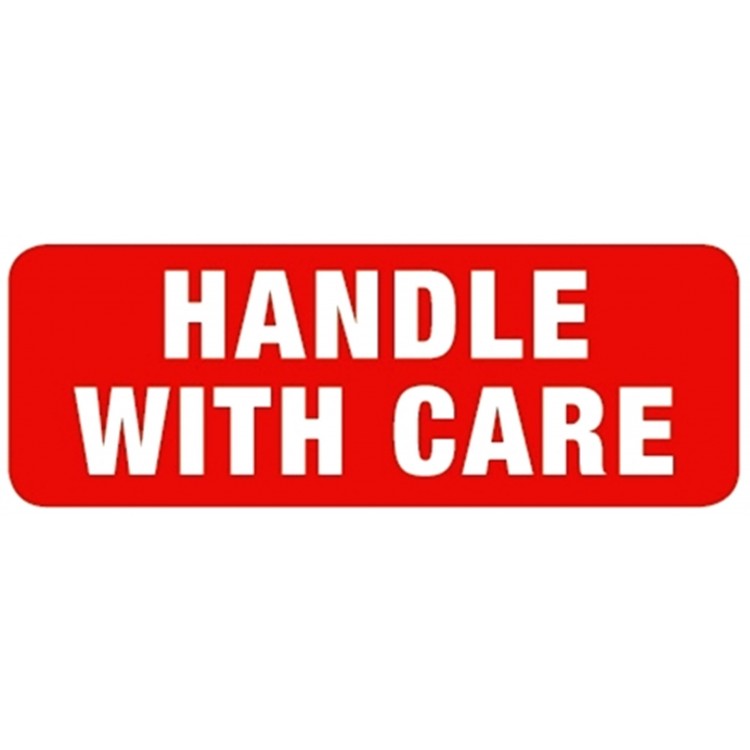 Handle With Care Parcel Labels
