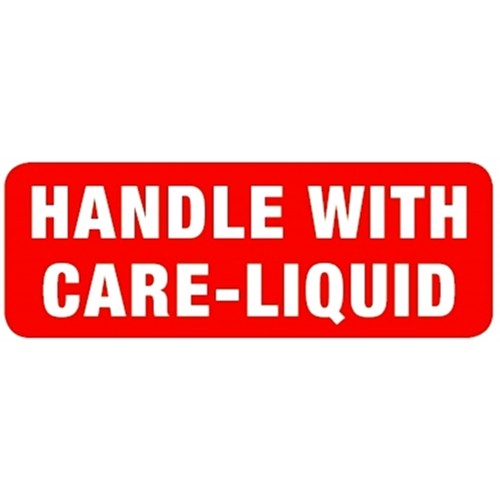 HANDLE WITH CARE - LIQUID - Parcel Labels