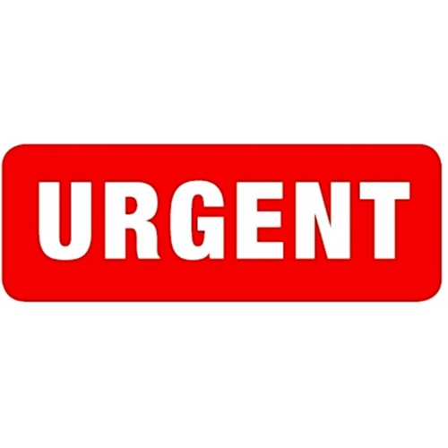 URGENT - Parcel Labels