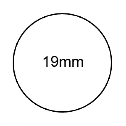 19mm - Clear Sealing Labels