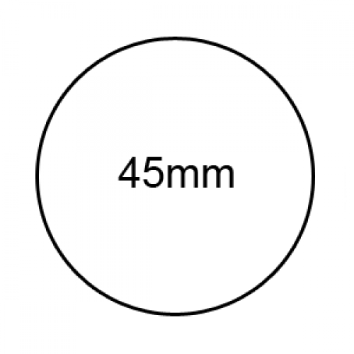 45mm - Clear Sealing Labels