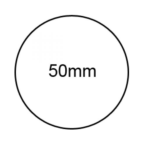 50mm - Clear Sealing Labels