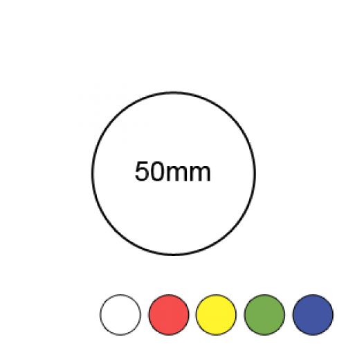 50mm Diameter - Plain Reel Labels