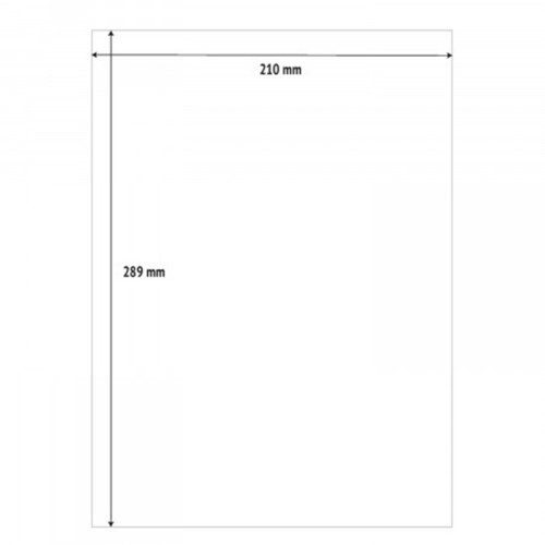 210 x 289mm (1/Sheet) - A4 Sheet Labels (100 Sheets)