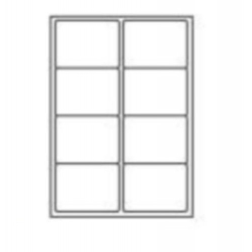 99.1 x 67.7mm (8/Sheet) - A4 Sheet Labels (100 Sheets)