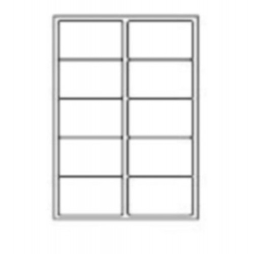 99.1 x 57.3mm (10/Sheet) - A4 Sheet Labels (100 Sheets)