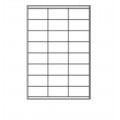 63.5 x 33.9mm (24/Sheet) - A4 Sheet Labels (100 Sheets)