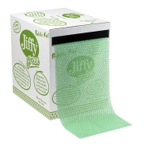 Jiffy Green Bubble Wrap Dispenser Box 300mm X 50m