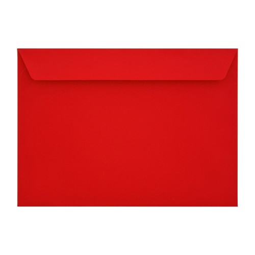 162x229mm C5 Red 90gsm Gummed Envelopes - Qty 100