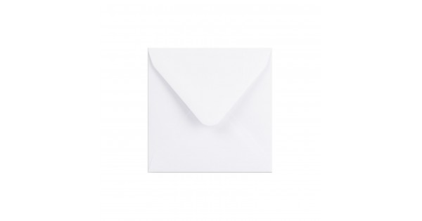 105x105mm White 100gsm Gummed Diamond Envelopes - Qty 100