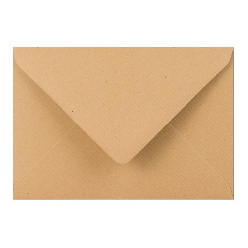 114x162mm C6 Brown Manilla 70gsm Gummed Diamond Envelopes - Qty 100