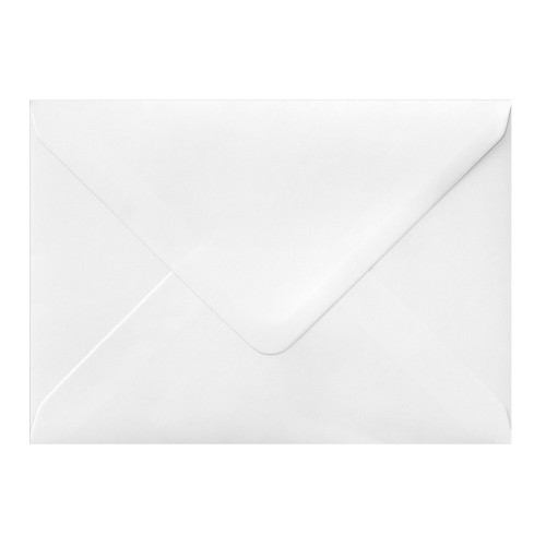 133x184mm White 100gsm Gummed Diamond Envelopes - Qty 100