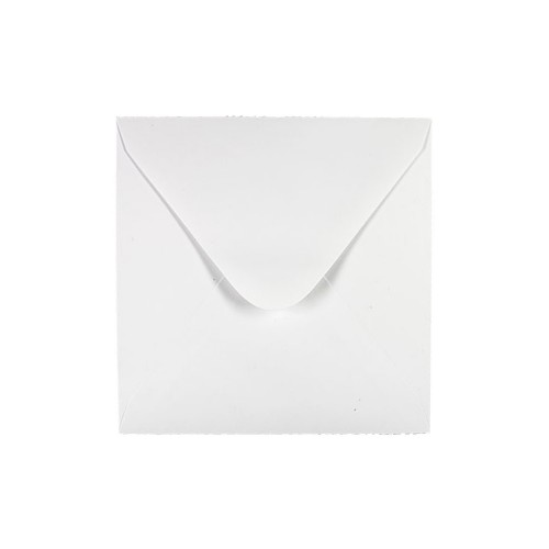 205x205mm White 80gsm Gummed Diamond Envelopes - Qty 100