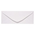 79x216mm White 70gsm Gummed Diamond Envelopes - Qty 100