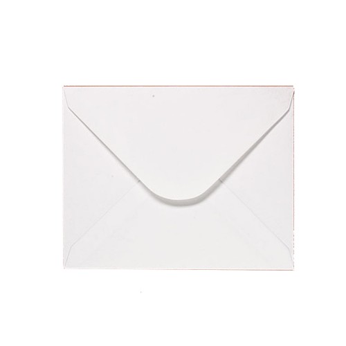 95x120mm White 70gsm Gummed Diamond Envelopes - Qty 100