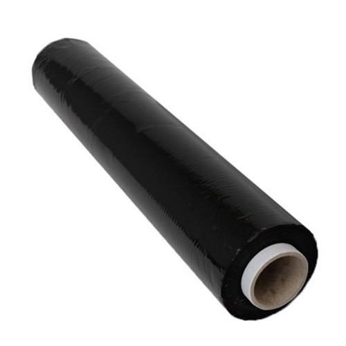 500mm x 200m x 25micron Black Pallet Stretch Wrap